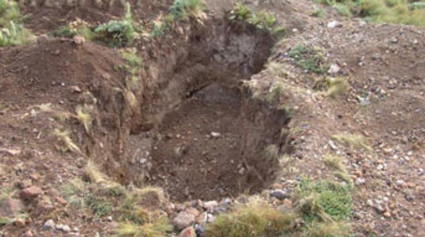 Kaçak kazı yapmışlar