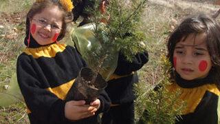 Sulakyurt 'ta 2 bin fidan toprakla buluştu