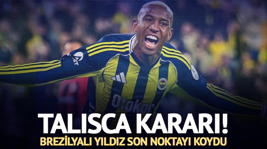 Fenerbah&ccedil;e'de Anderson Talisca d&ouml;nemi sona eriyor!