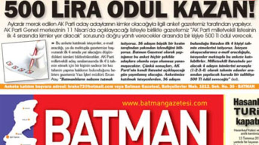 Listeyi bil parayı al...