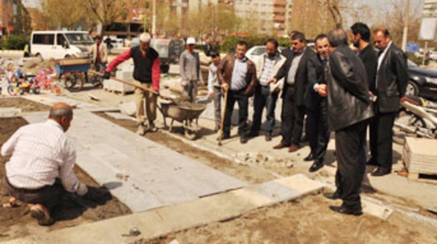 Başkanvekili &ccedil;alışmarı yerinde denetledi