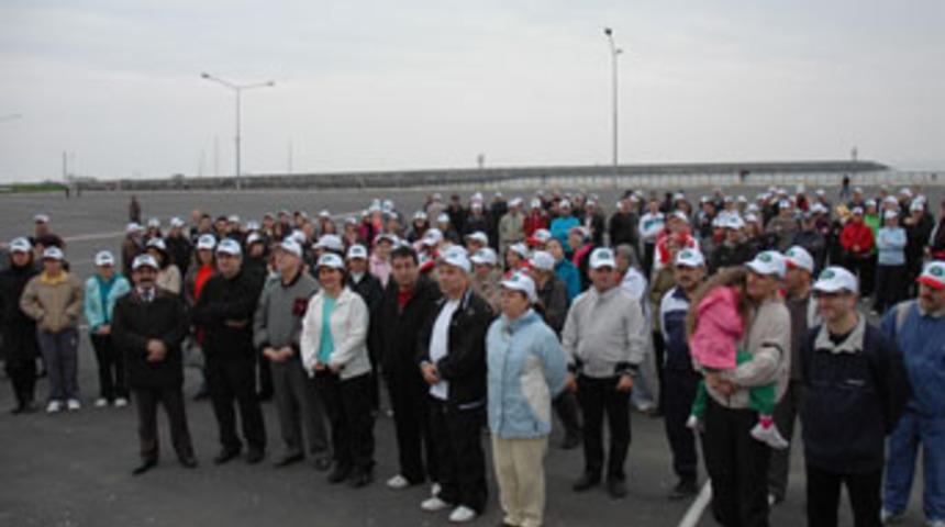 Tekirdağ'da "sağlıklı yaşama y&uuml;r&uuml;y&uuml;ş"