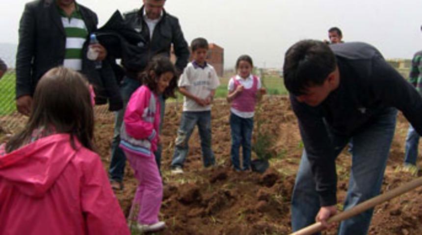 10 bin fidan toprakla buluştu