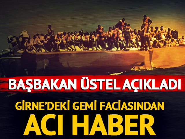  Girne'deki gemi faciasından acı haber