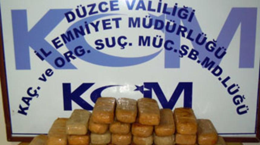 80 kilo esrarla yakalandı