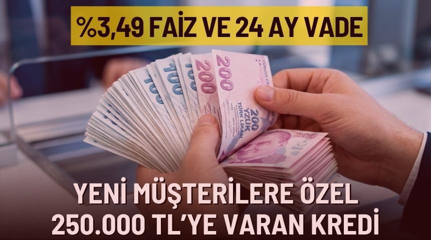 250.000 TL'ye varan kredi i&ccedil;in hemen tıkla