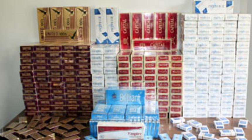 Bcak'ta kaçak sigara operasyonu