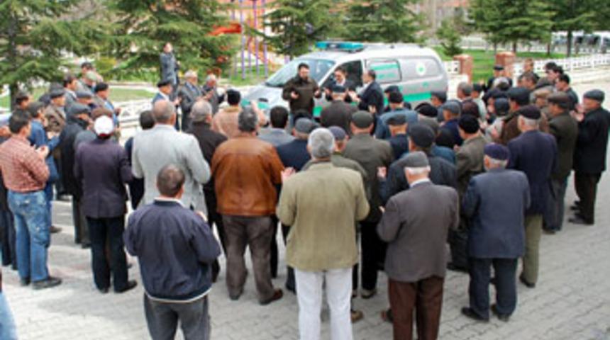 Cihangazi'ye cenaze aracı hibe edildi