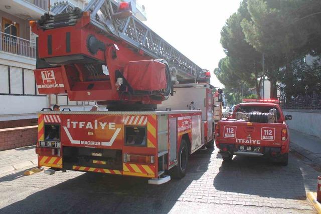 Apartmandan gelen yanık kokusu itfaiyeyi harekete ge&ccedil;irdi 2