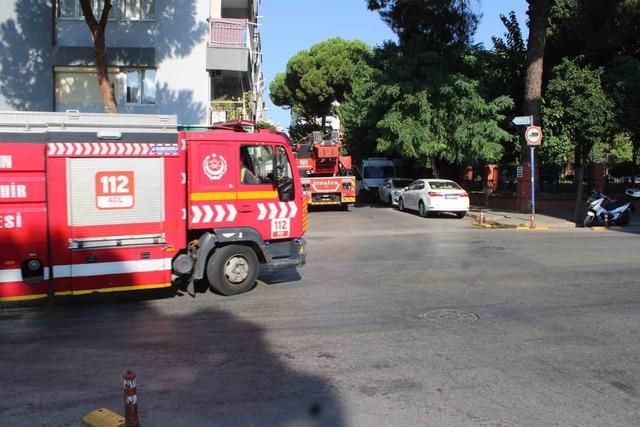 Apartmandan gelen yanık kokusu itfaiyeyi harekete ge&ccedil;irdi 1