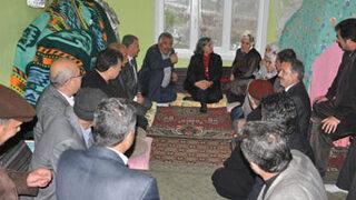 Kışanak'tan kayıp kadının ailesine ziyaret