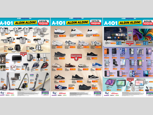 A101'e Dyson s&uuml;p&uuml;rge geliyor! 3 Eyl&uuml;l 2026 A101 kataloğu 