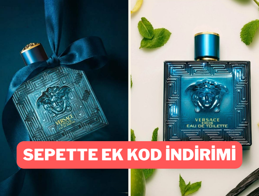G&uuml;n&uuml;n fırsat &uuml;r&uuml;n&uuml;! Versace Eros'ta sepette ek indirimi ka&ccedil;ırmayın