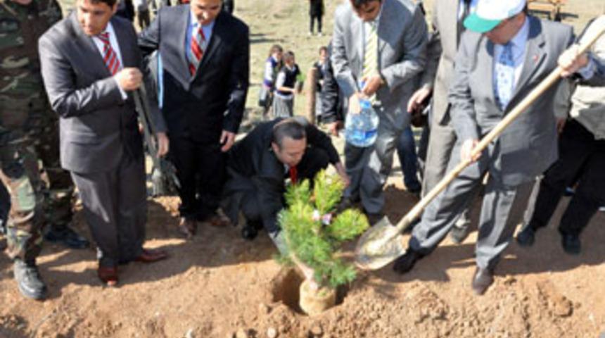 450 bin fidan toprakla buluşuyor
