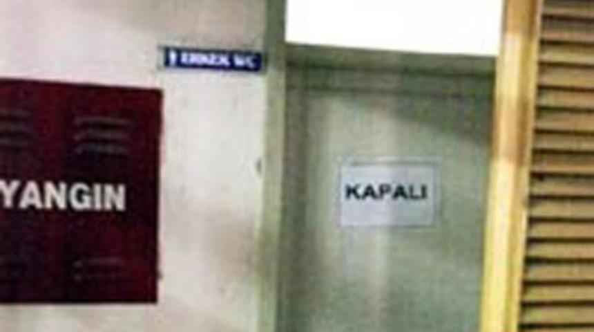 Mersin'de ilginç 'tuvalet' krizi