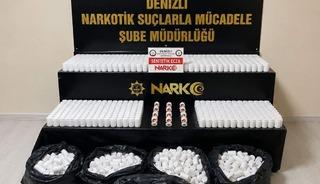 Denizli&rsquo;de 104 bin sentetik hapla yakalanan 4 ş&uuml;pheli tutuklandı