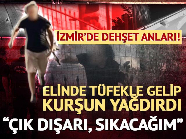 T&uuml;fekle evini basıp, '&ccedil;ık dışarı sıkacağım' diye bağırdı! 