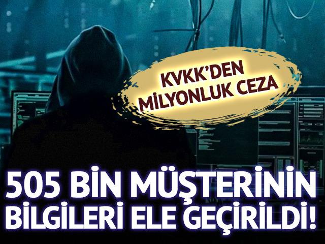 M&uuml;şterilerin bilgileri ele ge&ccedil;irildi! Şirkete 1 milyon TL ceza kesildi