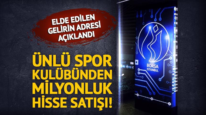 Beşiktaş&rsquo;tan milyonluk hisse satışı! Elde edilen gelirin kullanım yeri a&ccedil;ıklandı  