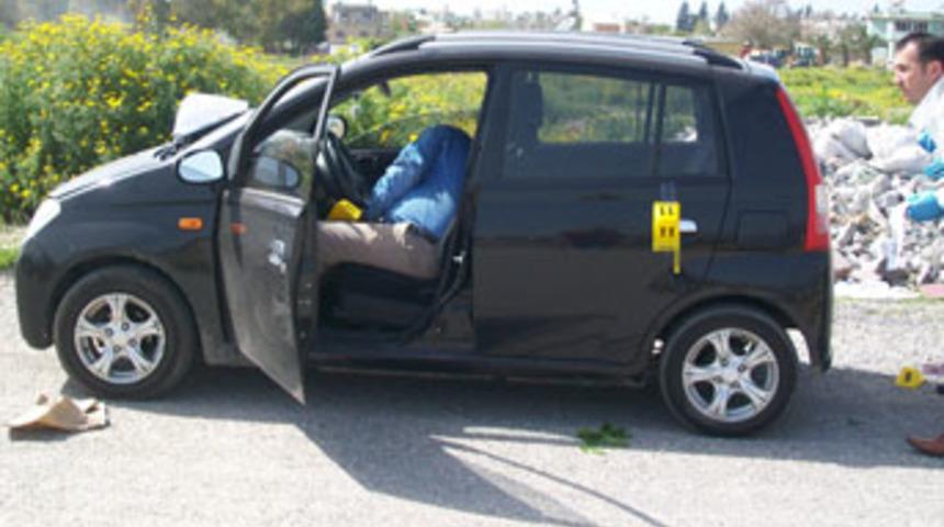 Otomobilde silahlar konuştu