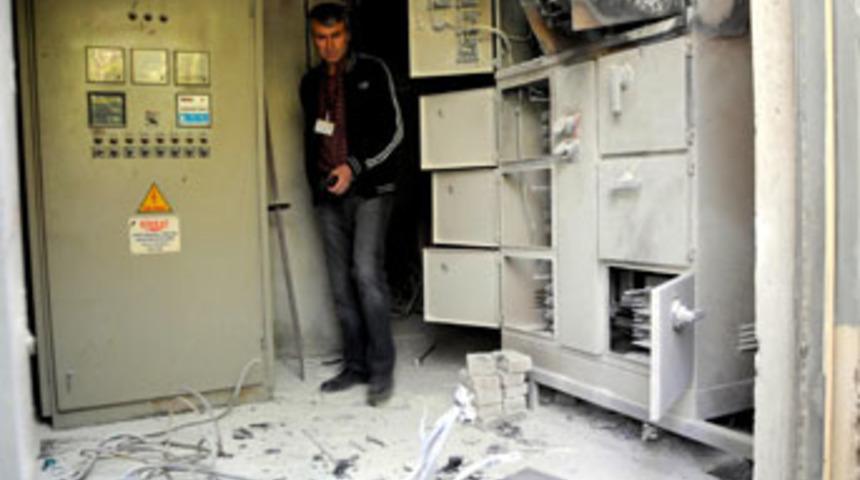 Yanlış kabloyu kesen hırsız yandı