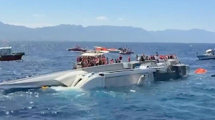 Batan gemiden sağ kurtulan kazazede annesini arayıp, helallik istemiş