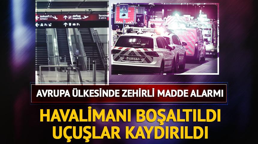Berlin-Brandenburg Havalimanı'nda tehlikeli madde alarmı