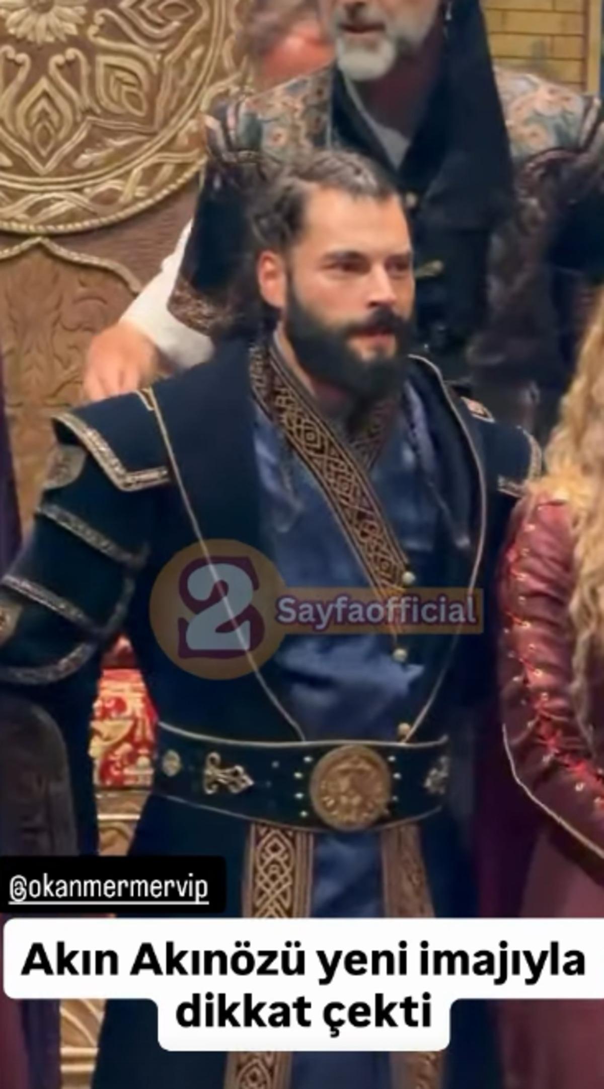 Akın Akınözü Aşk ve Taht için saçı, sakalı uzattı! Son hali herkesi şaşırttı 1