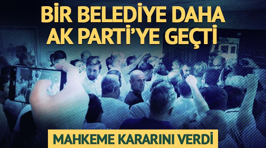 Bir belediye daha AK Parti'ye ge&ccedil;ti