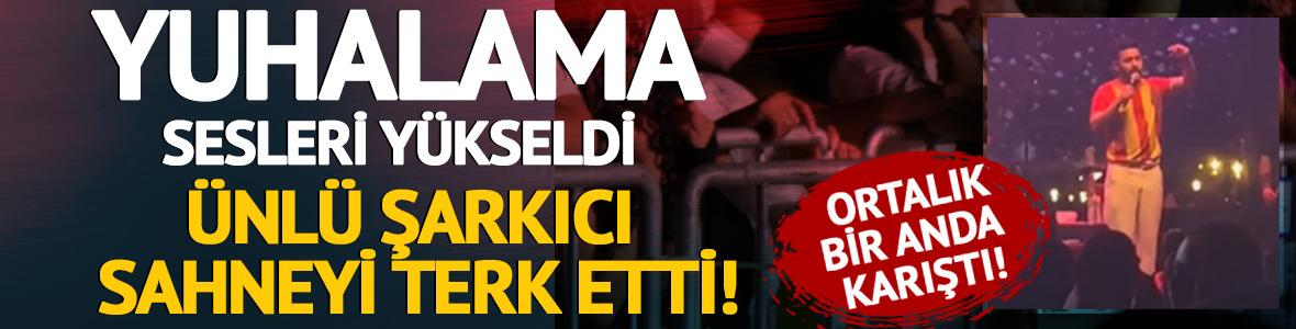 Ortalık bir anda karıştı! Konseri yarıda bırakıp sahneyi terk etti