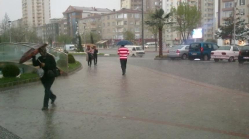 Kayseri'de Şiddetli Yağış