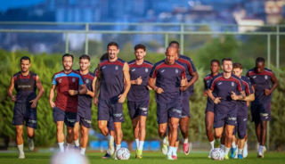 Franculino Dju, Trabzonspor&rsquo;la ilk antrenmanına &ccedil;ıktı