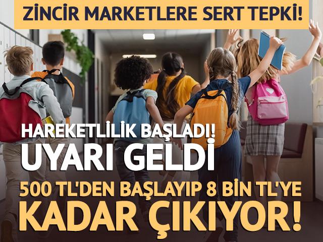 Kırtasiyecilerden 'sağlıksız &uuml;r&uuml;n' uyarısı: Zincir marketlere sert tepki