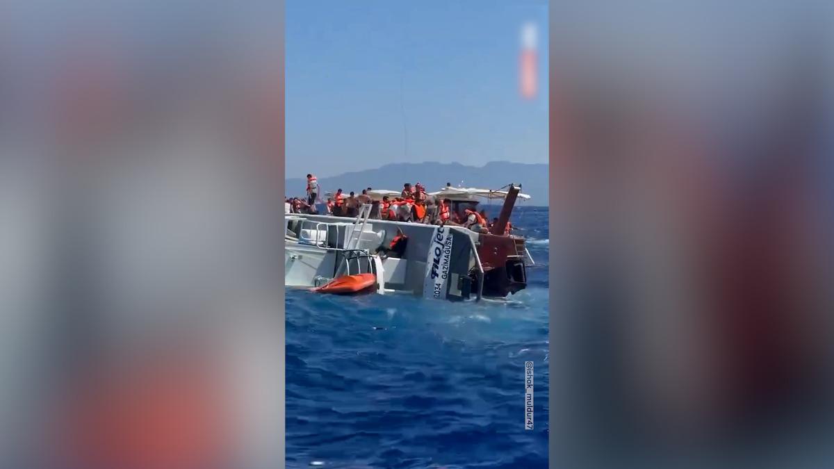 Girne deki faciada can pazarı! Geminin son anları görüntülendi: Ölü sayısı 12 ye yükseldi 2