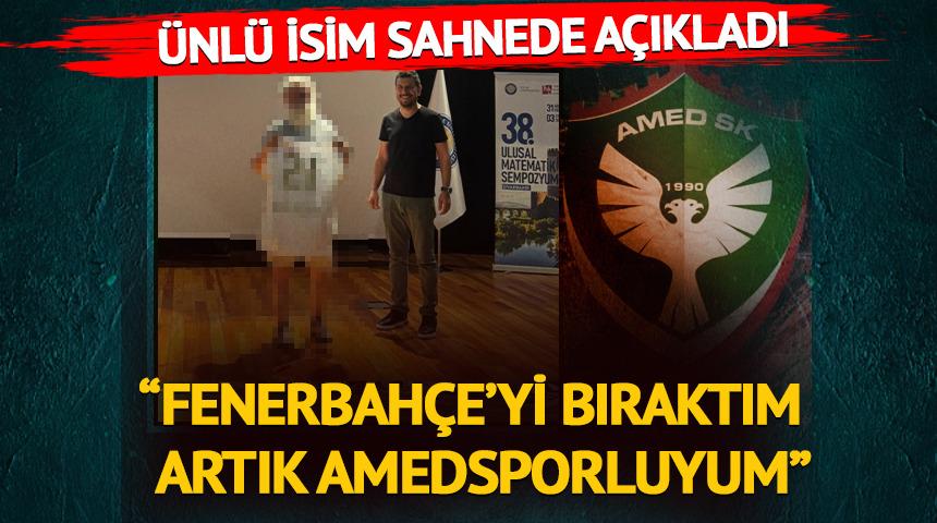 &Uuml;nl&uuml; isim sahnede a&ccedil;ıkladı! "Fenerbah&ccedil;e'yi bıraktım artık Amedsporluyum"