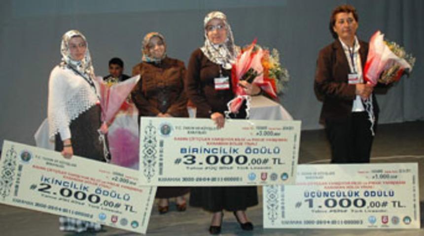 Kadın &ccedil;ift&ccedil;iler yarıştı