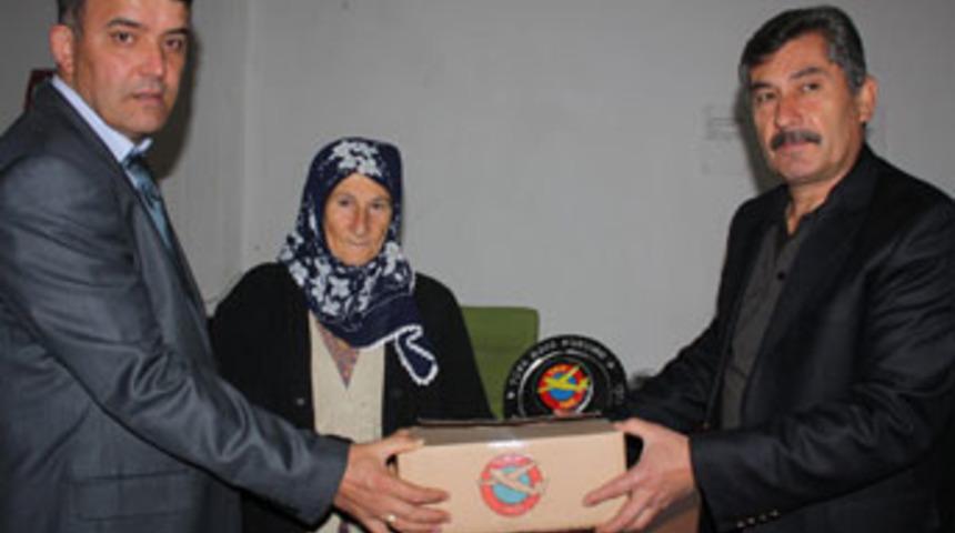 THK'ndan 20 aileye gıda yardımı