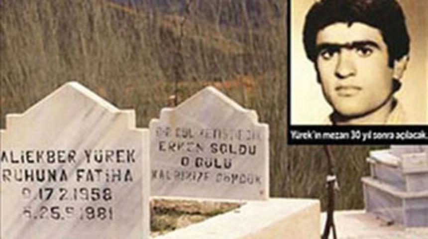 30 yıl &ouml;nce &ouml;len &ouml;ğretmenin mezarı a&ccedil;ılacak