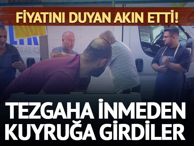 Tezgaha inmeden kuyruğa girdiler! Fiyatını duyan kapış kapış alıyor