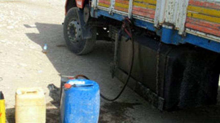 Kars'ta 250 litre kaçak mazot ele geçirildi