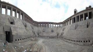 Dev spor salolunun yapımı devam ediyor