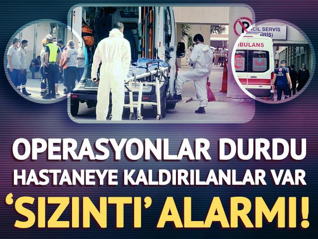Mersin limanında kimyasal sızıntı! Hastaneye kaldırılanlar var