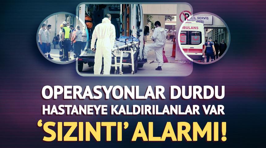 Mersin limanında kimyasal sızıntı! Hastaneye kaldırılanlar var