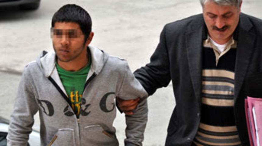 Hırsız, g&uuml;venlik kamerasından tespit edildi