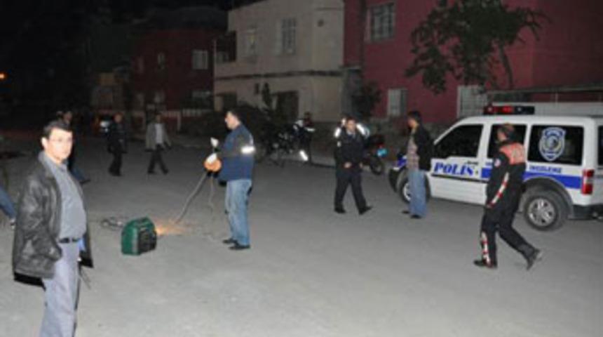 Polis merkezine molotoflu saldırı