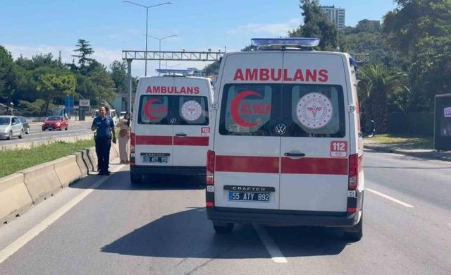 Samsun’da araçlar çarpıştı: 2’si çocuk 3 yaralı 3