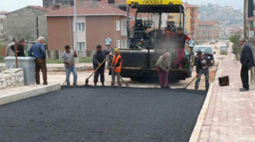 Bilecik'te yol &ccedil;alışmaları