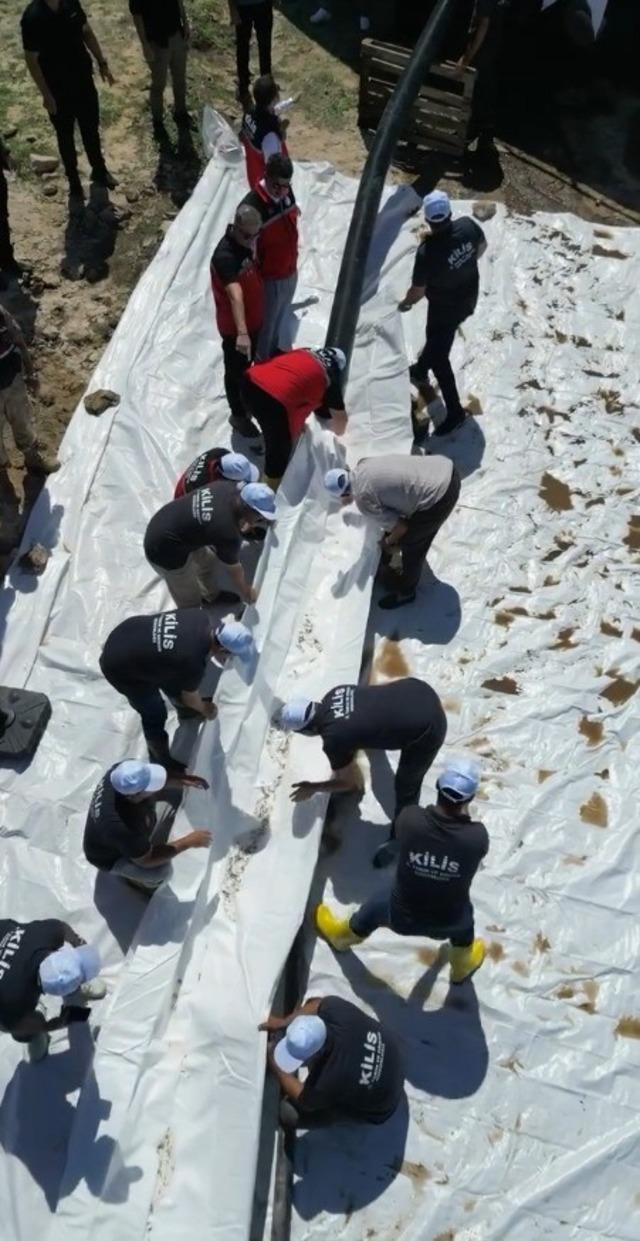Kilis’teki göletlere 600 bin adet yavru balık bırakıldı 3