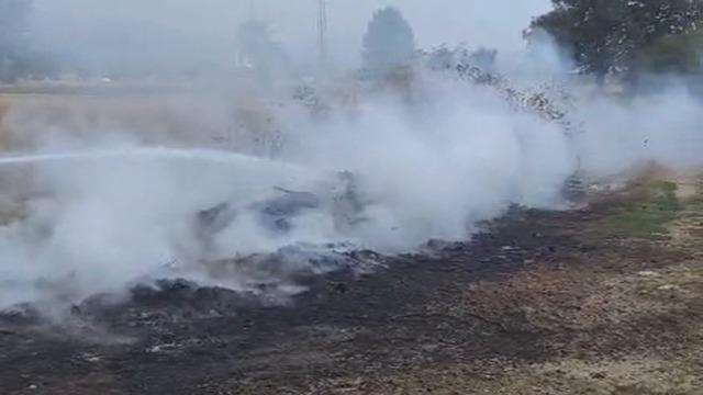 Bolu’da ot yangını paniğe neden oldu 1