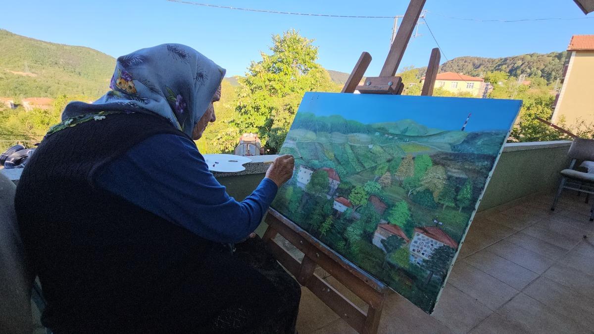 81 yaşında kendi kendine ressam oldu! 15 Eylül’de eserlerini sergileyecek 3